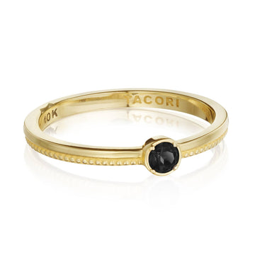 Gemstone Band Ring w/ Black Onyx